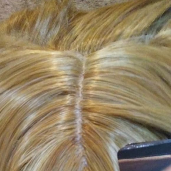 Clip In Synthetic Hair Topper With Bangs main image 10